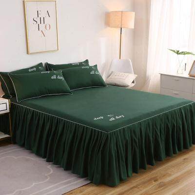 夏季纯棉床裙式床罩m单件全棉防尘保护套1.5米1.8床单床垫床笠防,床上用品,床裙,淘宝优惠券,粉丝福利购,淘宝优惠卷