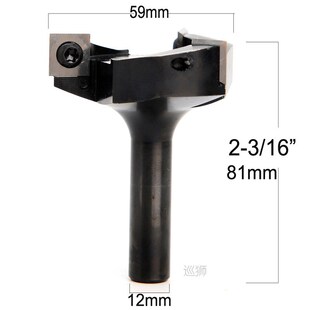 1pc Millin Face 8mm End Shank flutes Planing Bits 12mm