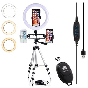 Ring-Light Tripod-Phone-Holder Video Led Selfie Photography