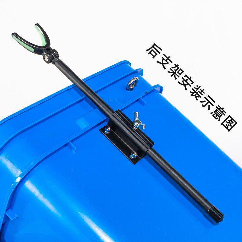 现货筏钓桶配件DIY改r装神器前后升降支架侧挂盒出线板筏钓夹灯插