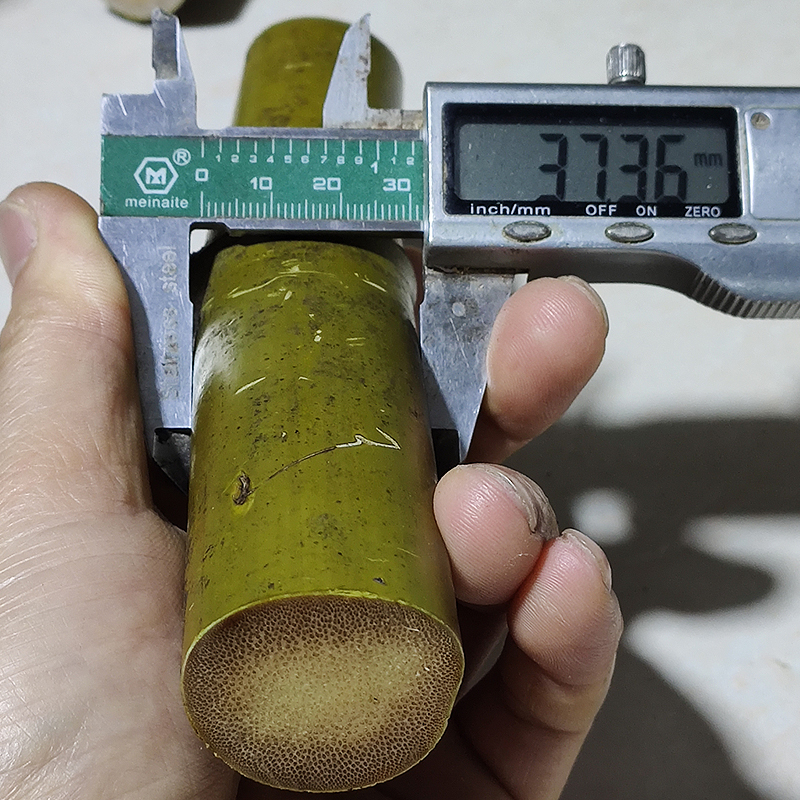 老玉竹实心竹手把件沉水原料个性雕刻手玩文玩竹节竹棍子竹根竹