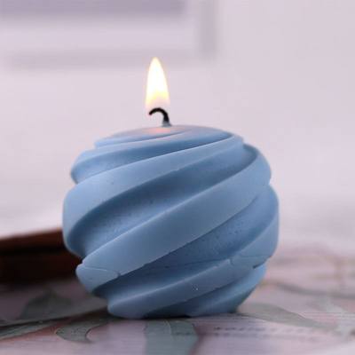 推荐Screw Ball Candle Mold Epoxy Rose Candle Casting Mold Cr