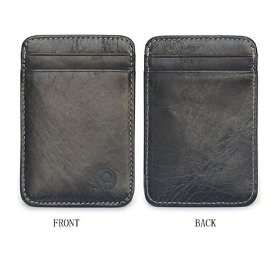 速发llet Men Bus Card Holder Cash Change Pack Business ID Po