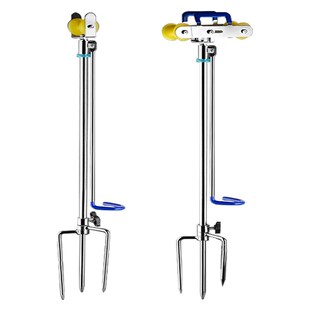 传统钓炮杆大物支架长杆大物地插鱼竿支架传统竿多功能超硬