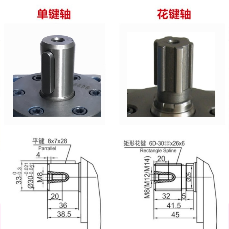 BM3液压马达/BM2-160 125 315吊车挖机起重旋转盘渔船起网 油马达