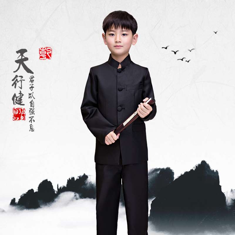 热销中儿童民国装山男中童五四青年学生装大合唱朗诵运动会青年演