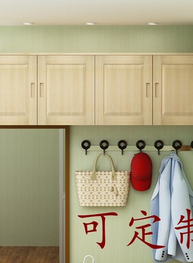 阳台储物柜墙柜卧室墙壁柜实木松木顶柜壁柜挂柜厨房吊柜衣柜墙上
