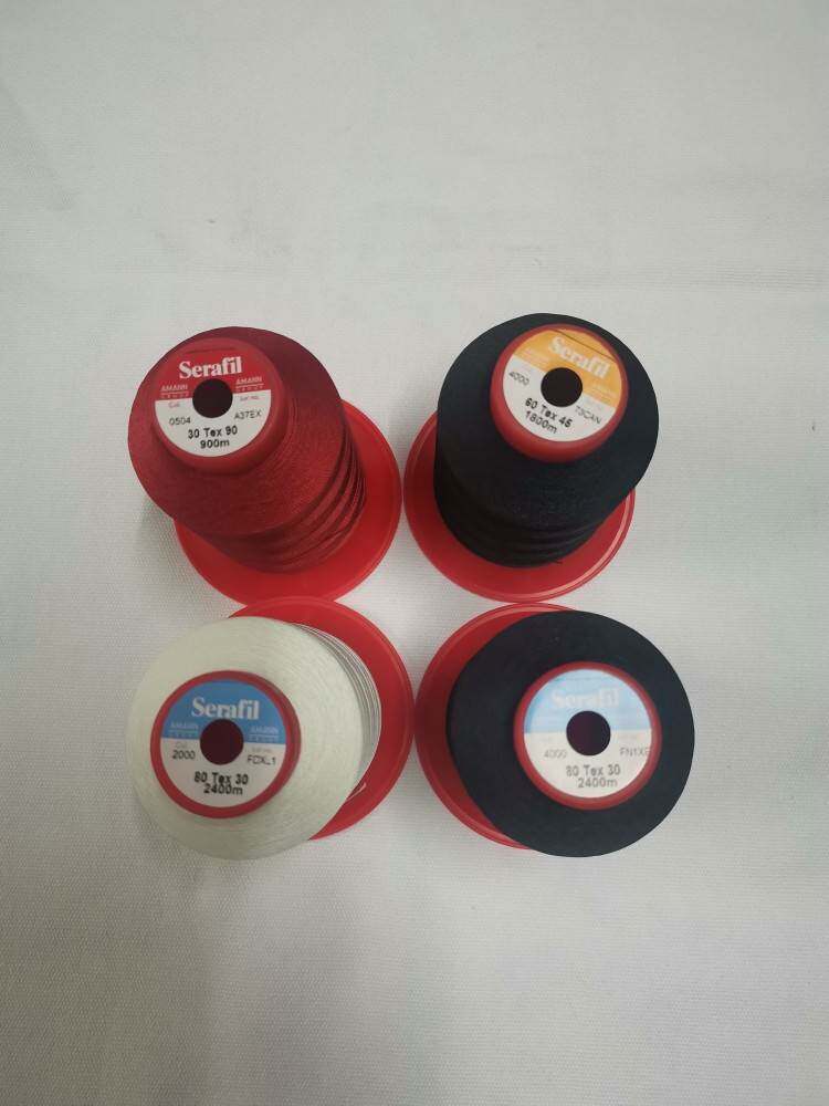 东莞深圳德国亚曼莎菲缝纫线珠边线贡针线皮革线10#20#30#40