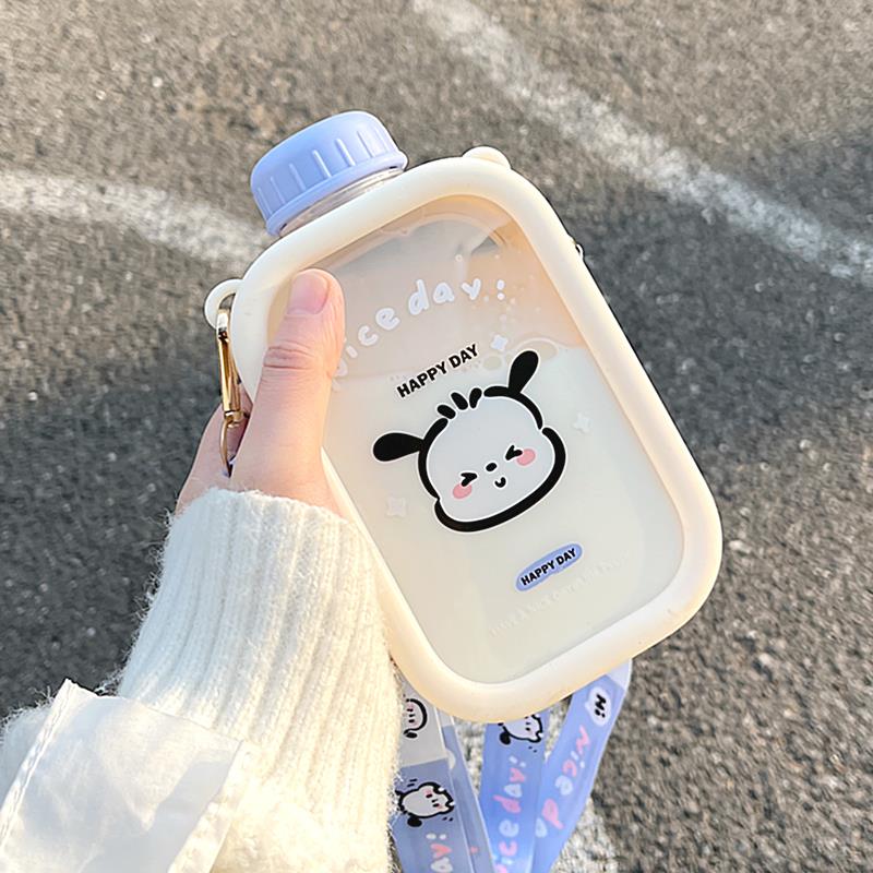 可爱水杯女生高颜值塑料杯子小巧便携设计感小众夏天2Y02新款简约