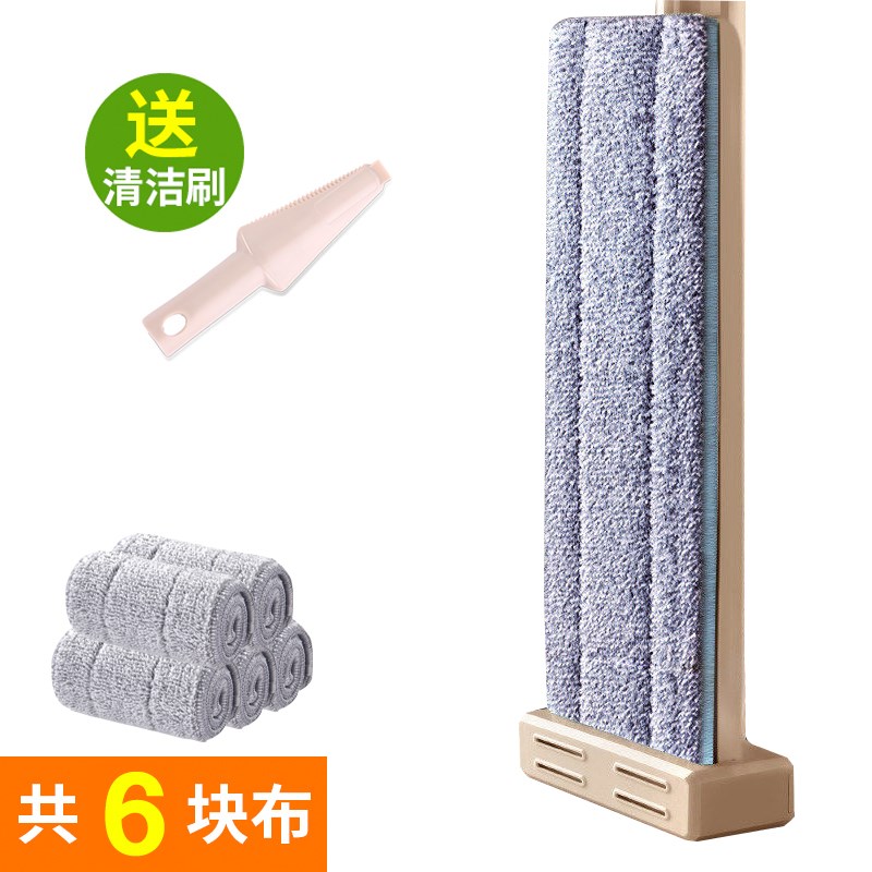 免手洗平板拖把木地板旋转免x沾手拆洗拖布擦自动懒人平板拖把墩