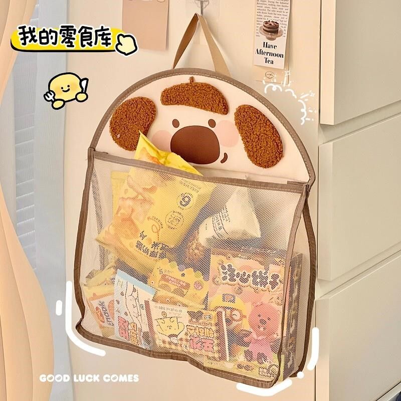 壁挂收纳袋免打孔墙上内衣玩具杂物挂篮挂袋学生宿舍门后收纳篮女