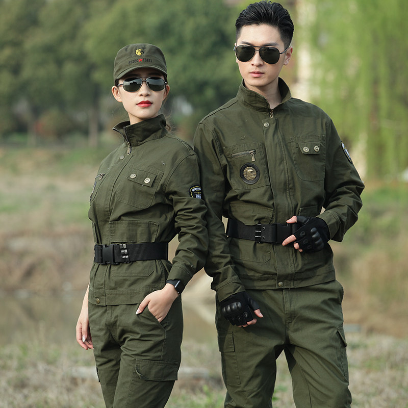 工作服男耐磨长袖工装套装女士春秋季电焊工地工人迷彩劳保服