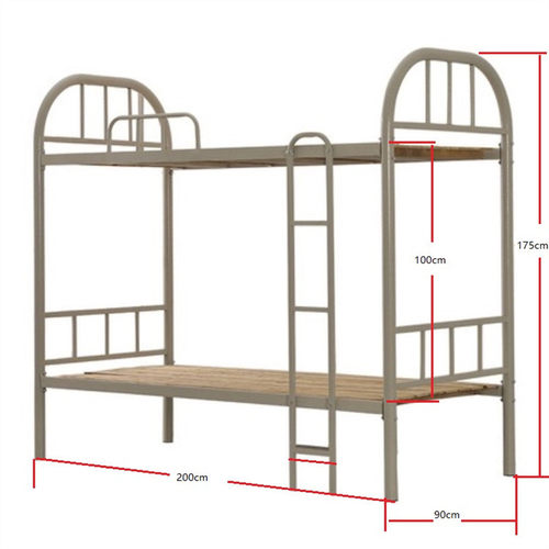 双层铁床架工厂员工宿舍上下铺铁床架加厚高低床工地简易铁架床