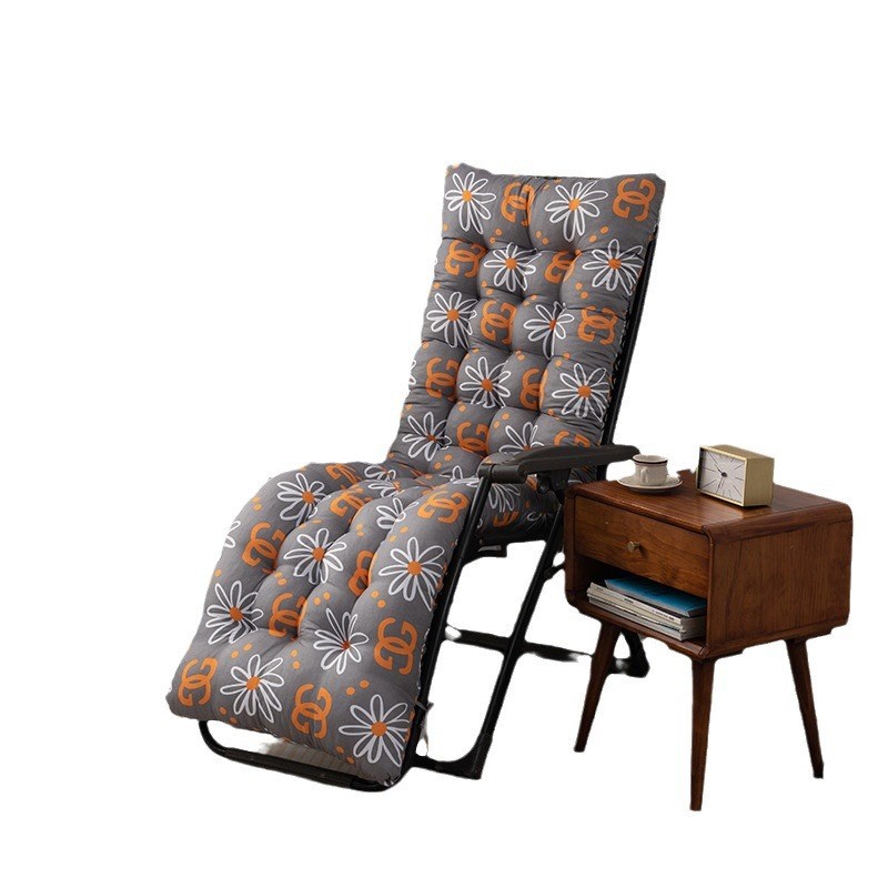 XXP4秋冬季躺椅p垫子折叠椅垫竹椅摇椅垫老人椅加厚一体沙发长