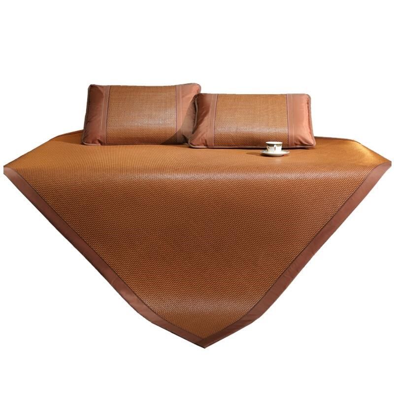 席子床垫两用夏季家用双人可折叠凉席1米5加厚藤席一米八冰丝草席,床上用品,藤席,淘宝优惠券,粉丝福利购,淘宝优惠卷