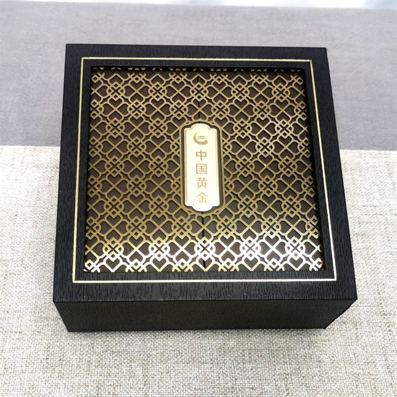 周家大福古e法金传承玉器手镯挂件盒子 礼品包装盒 配丝绸布袋