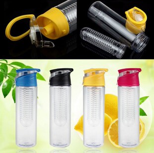 800ml Infuser Water Bottle plastic Fruit infusion Kids Drink