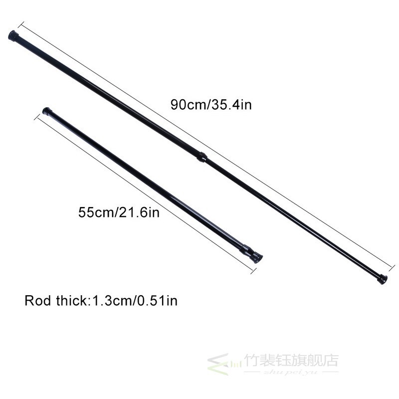 推荐Pole-Rod-Hanger Accessories Curtain-Rods Tension Extenda