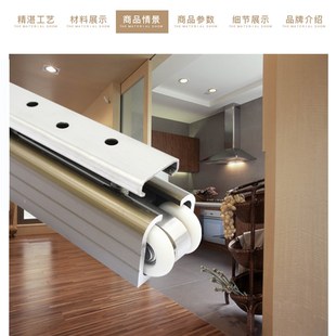 吊音不锈钢移门滑轮移拉门厨房卫生间滑轮木门推门吊轨道重型静轮