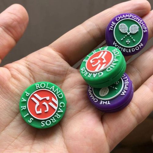 4pcs Retail New tennis racket vibration dampeners silicone A