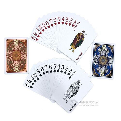 2 /Lot pattern Baccarat Texas Hold'em Plastic Playing Cards
