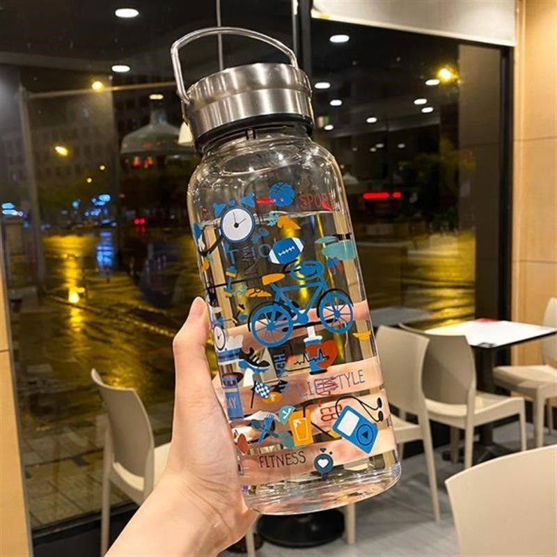 玻璃杯带盖便携水瓶大容量带过滤网耐高温夏季泡茶办公室杯子男士,餐饮具,玻璃杯,淘宝优惠券,粉丝福利购,淘宝优惠卷