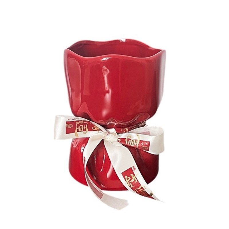 新家高级感客厅陶瓷小花瓶摆件新婚高级感插花装饰情绪稳定花瓶,家居饰品,福桶,淘宝优惠券,粉丝福利购,淘宝优惠卷