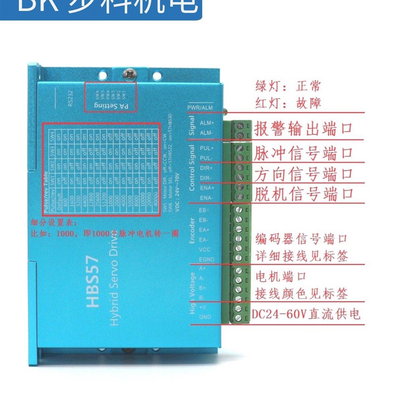 57全闭环步进马达驱动器套装恒转矩3.C6N/2.3N/1.5N.m伺服高速 电子元器件市场 步进电机 原图主图