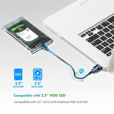 SB 3.0 SSD Enclosure to SATA Hard Drive Docking Station ASP