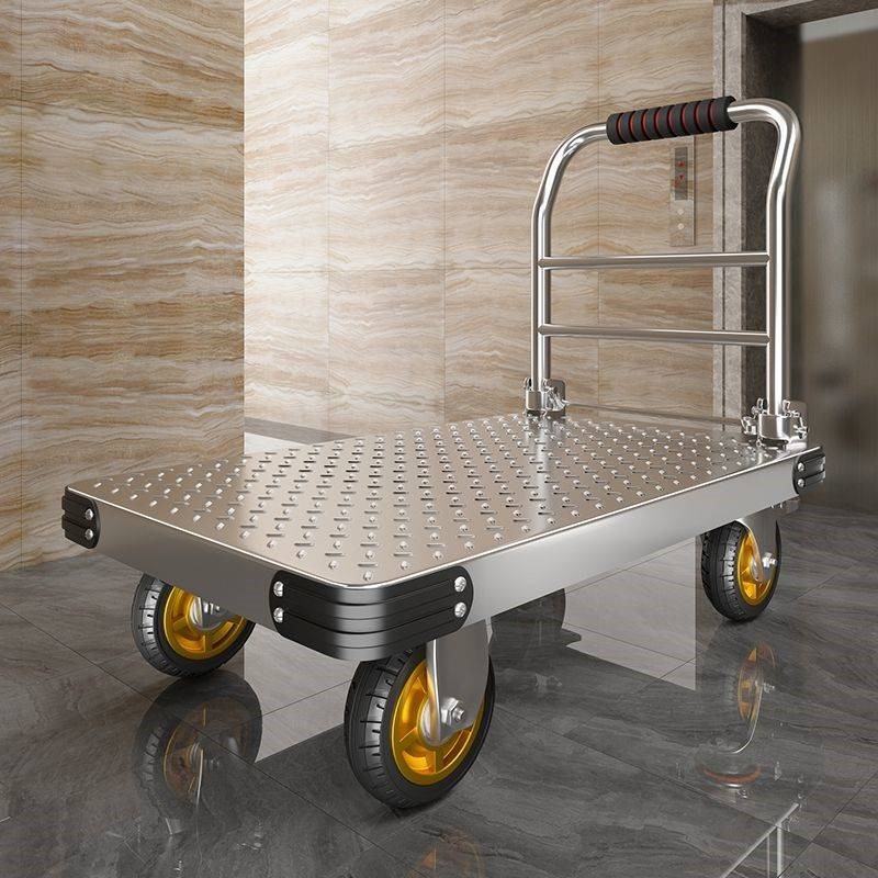 搬运手推车折叠钢板可携式推车手拉车超市拉货家用平板小推车小拉,五金/工具,工具车/便携工具推车/平板工具车,淘宝优惠券,粉丝福利购,淘宝优惠卷