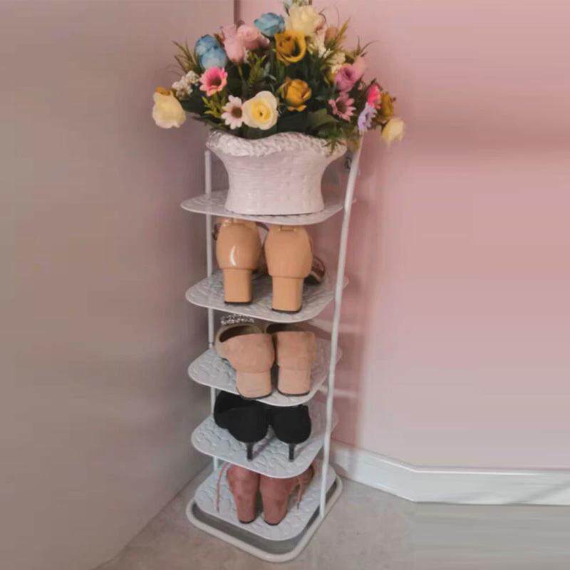 欧式创意鞋架子 落地式多层鞋柜 简约小户型铁艺客厅家用架新品