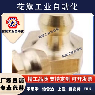 直通式压注油杯JB-T7940.1-1995黄油嘴铜油嘴直嘴油咀油枪M6M8M10