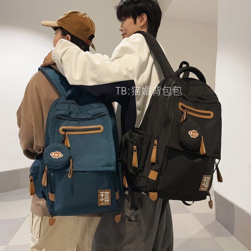 2025超火书包男生高中生旅行双肩包女时尚电脑背包大容量结实耐用