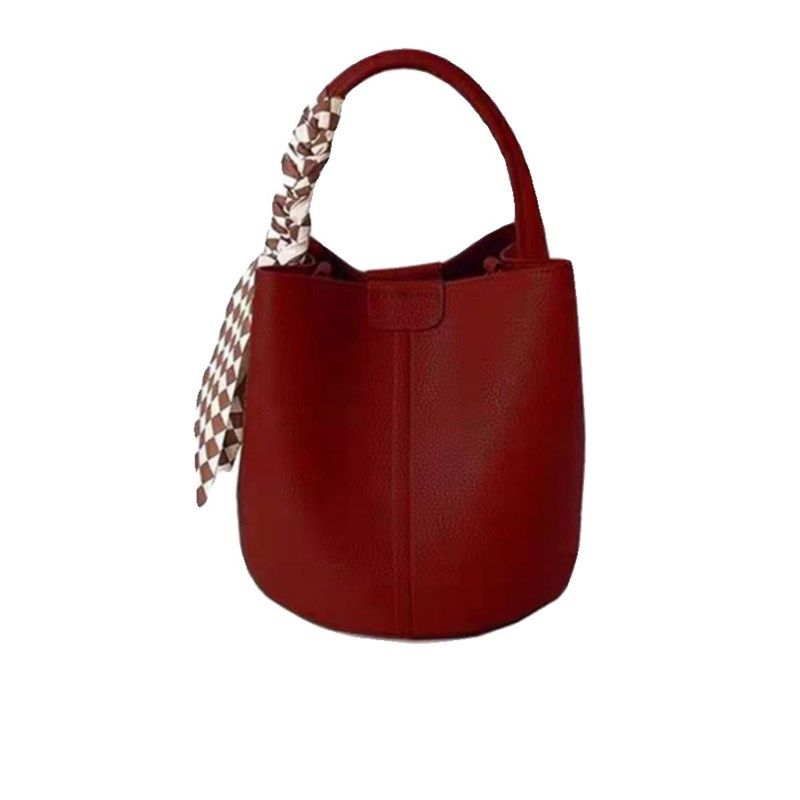 水桶包包女2025新款大容量红色新娘结婚包高级感斜挎单肩手提女包,箱包皮具/热销女包/男包,水桶包,淘宝优惠券,粉丝福利购,淘宝优惠卷