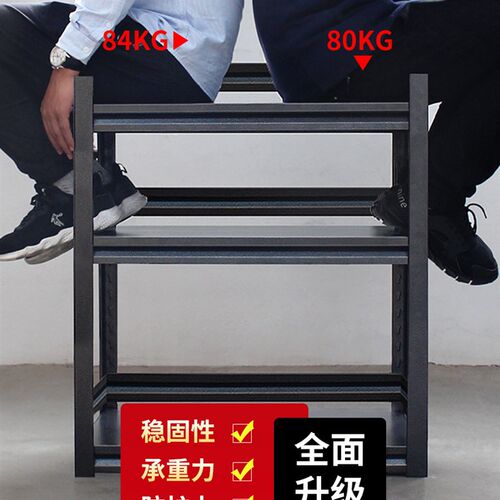 围栏厨房置物架落地式多层微波炉烤箱收纳层架家用储物仓库货架