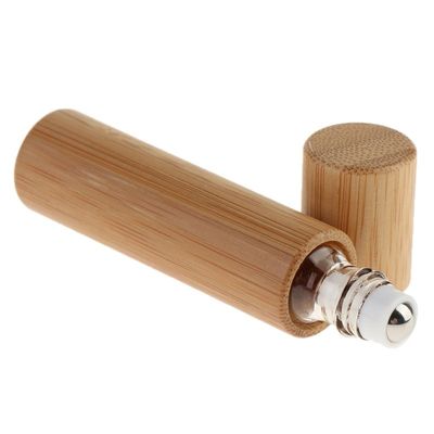 推荐10ml Bamboo Perfume Essential Oils Roller Ball Empty Gla