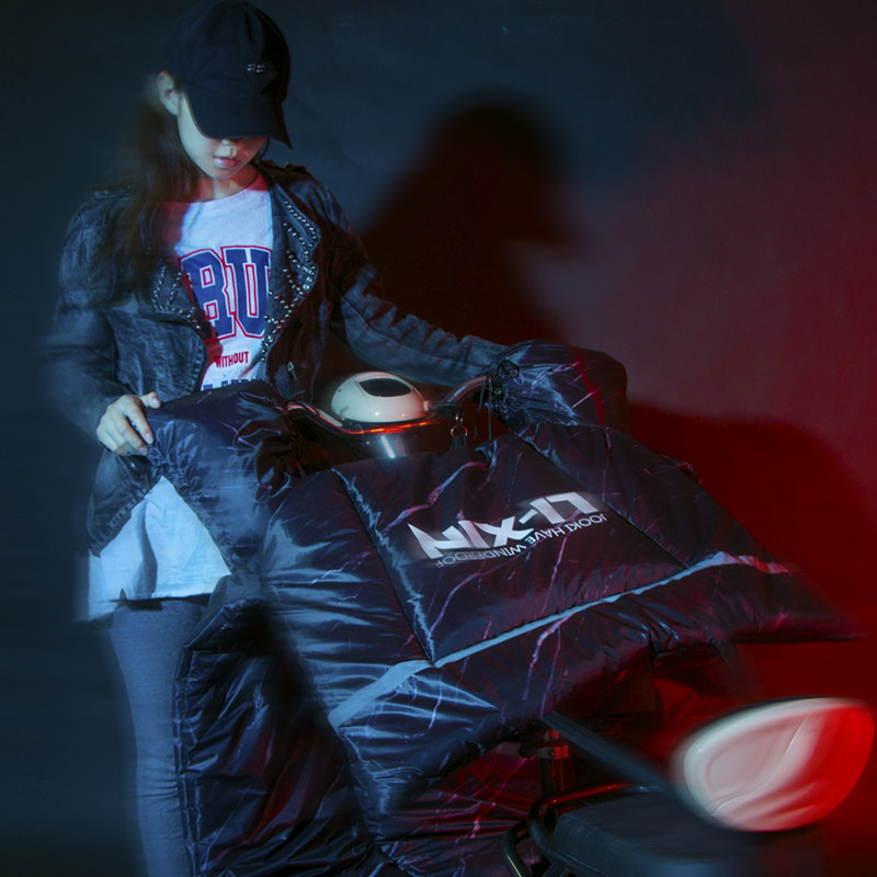 电瓶车挡被冬季挡风罩电动摩托车冬天女加绒棉加厚加大男护膝包邮