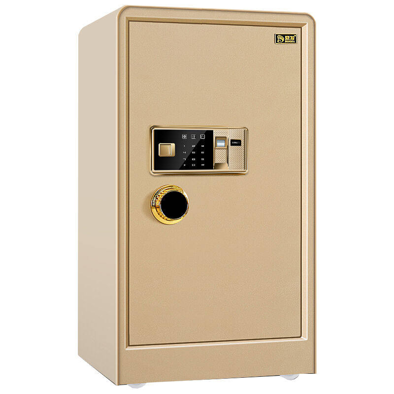 鼎发保险柜高80cm保管柜指纹办公家用防盗保险箱指纹款X土豪金色D