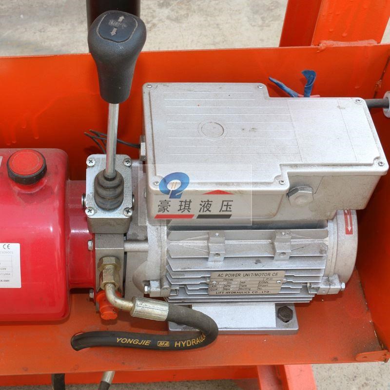 插电式半电动堆高车 液压堆高机搬运装卸叉车1吨2吨半电动升高车