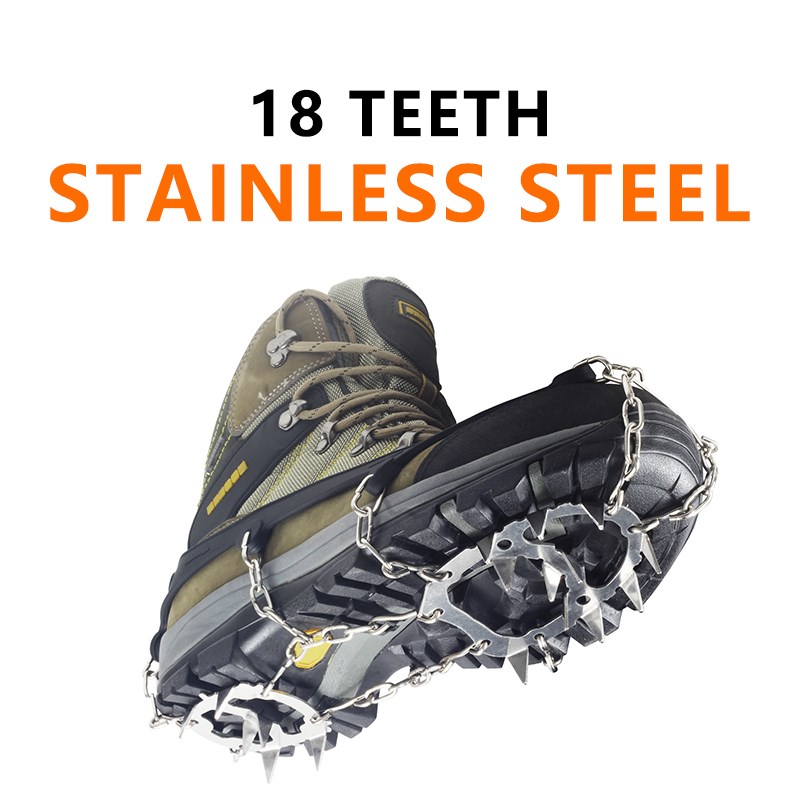 YUEDGE Stainless Steel 18 Teeth Universal Anti Slip Ice Snow 鲜花速递/花卉仿真/绿植园艺 花艺材料 原图主图