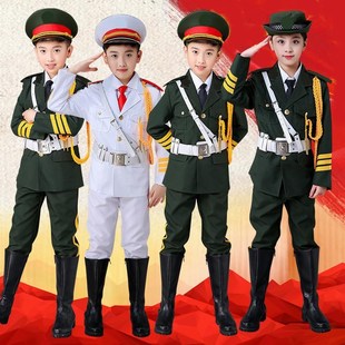 新品儿童升旗手服装升旗仪式服装中小学生鼓号队少儿升旗服装套装