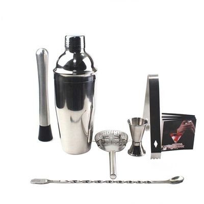 速发Stainless Steel Bartender Kit Cocktail Shaker Bar Set Pr