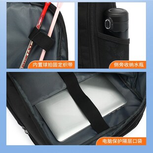 羽毛球双肩背包羽毛球包双肩男款女款羽毛球背包防水防磨