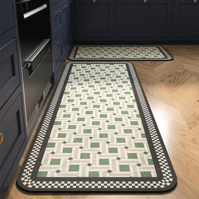 软硅藻泥厨房地垫可擦洗防水防油免洗脚垫吸水吸油防滑地毯免清洗