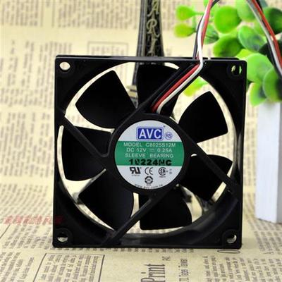 推荐原装C8025S12M802512V0.25ACPU电源主机壳超静音8cm散热风