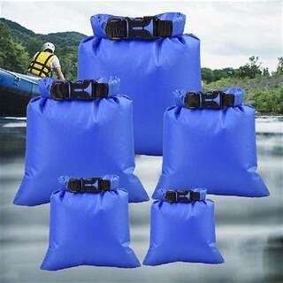 速发5pcs/set Beach Storage Sack 1.5L/2.5L/3L/3.5L/5L Swimmin