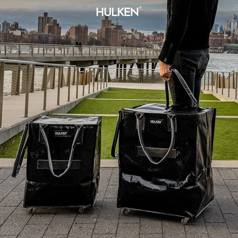 瑞士浩肯包家用超市买菜小拉车可折叠旅行收纳袋购物车