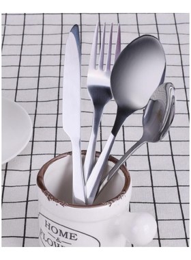 Tableware Cutlery-Set Lunch-Pack Picnic Travel Stainless-Ste