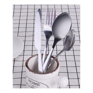 Tableware Cutlery-Set Lunch-Pack Picnic Travel Stainless-Ste