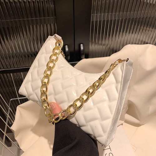 小众设计质感包包女20夏天流行新款潮百搭链条包时尚腋下小方包